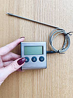 Кухонний термометр з щупом для приготування м'яса TP-700 Digital Cooking Thermometr + таймер