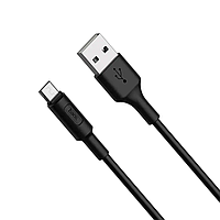 Кабель HOCO X25 USB to Micro USB 1m PVC TPE connectors Black