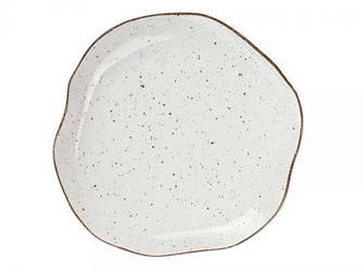Тарілка дрібна Lubiana Stone age decor 25 см бежева 4636-6833