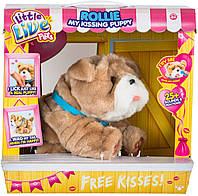 Интерактивный целующийся щенок Ролли Люблю целоваться Moose Little Live Pets My Kissing Puppy Rollie 28669