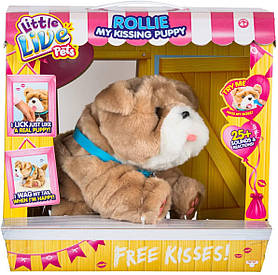 Інтерактивне цілуване цуценя Роллі Люблю цілуватися Moose Little Live Pets My Kissing Puppy Rolllie 28669