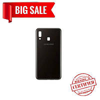 Задняя крышка для Samsung A205 Galaxy A20 (2019) чёрная