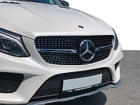 Тюнинг решетка радиатора (Diamond Black) Без камеры для Mercedes GLE coupe C292 2015-2019 гг