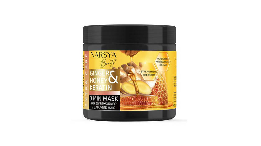 Маска для волосся з імбиром та медом Ginger&Honey&Keratinвід Arsy Cosmetics 350 мл, фото 2