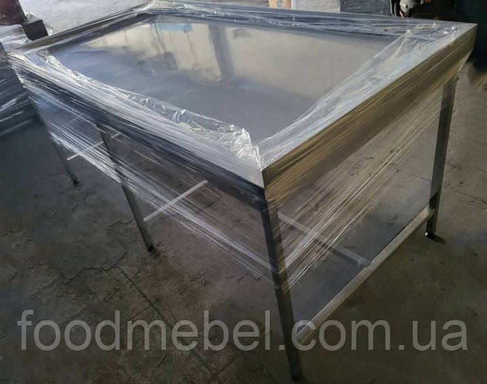 Стіл пакувальний фасувальний 2000х1000х850 мм з нержавіючої сталі, фото 1