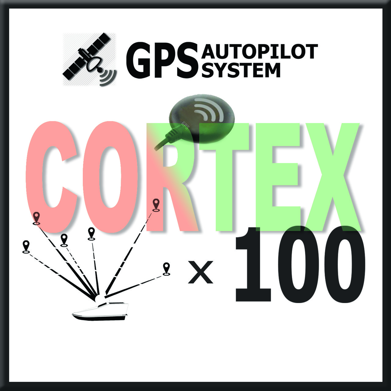 GPS автопілот на кораблик (Cortex_6+1; пам'ять 100 водойм, 6 робочих точок + 1 домашня точка), фото 1