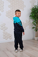 Весняний спортивний прогулянковий костюм із логотипом ТikTok на хлопчика демісезонний двонитка, фото 2