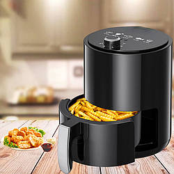 Безмасляна фритюрниця зі знімною чашею Air Fryer BW-3011 Аерофритюрниця без олії з таймером та чашею 3.2л
