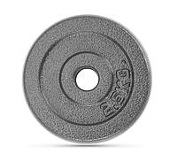 Металлический диск (блин) для гантелей и штанги вес 2,5 кг посадочный диаметр 25 мм