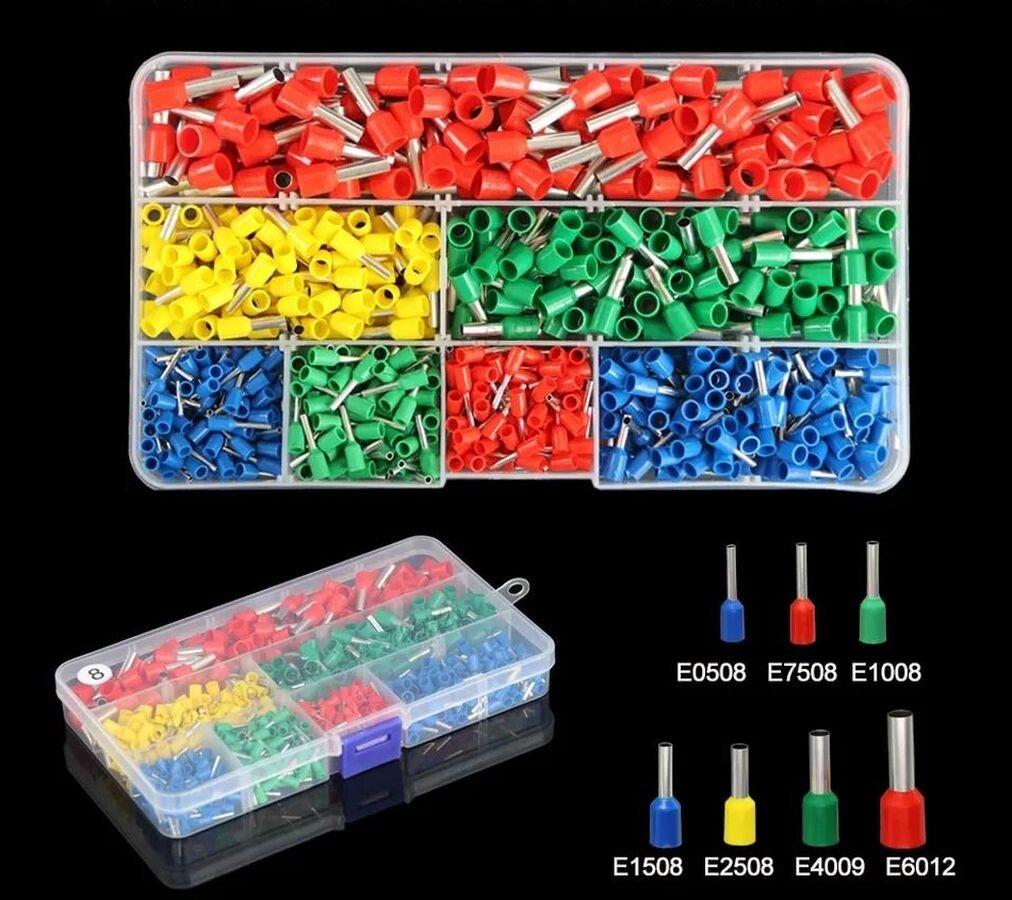 Набір втулкових наконечників для опресування дротів 700 шт, фото 1