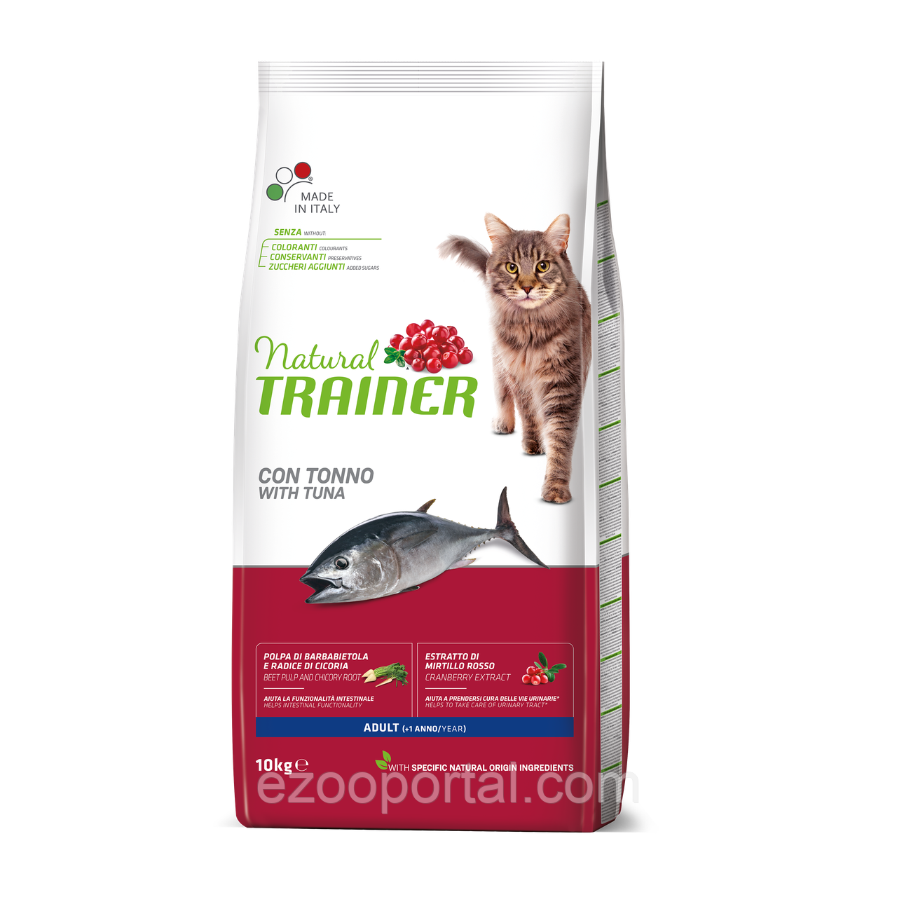 Сухий корм для котів із тунцем Трейнер Trainer Natural Super Premium Adult with Tuna 10кг