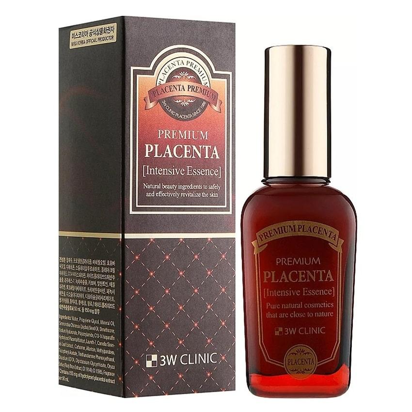 Антивікова есенція для обличчя 3W CLINIC Premium Placenta Age Repair Essence, 50мл з екстрактом плаценти