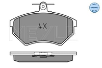 Комлект передних тормозных колодок Meyle Seat Ibiza, Volkswagen Golf