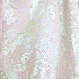 Ошатне блискуче плаття з паєтками для дівчинки Lukas рожеве розмір 152, фото 4