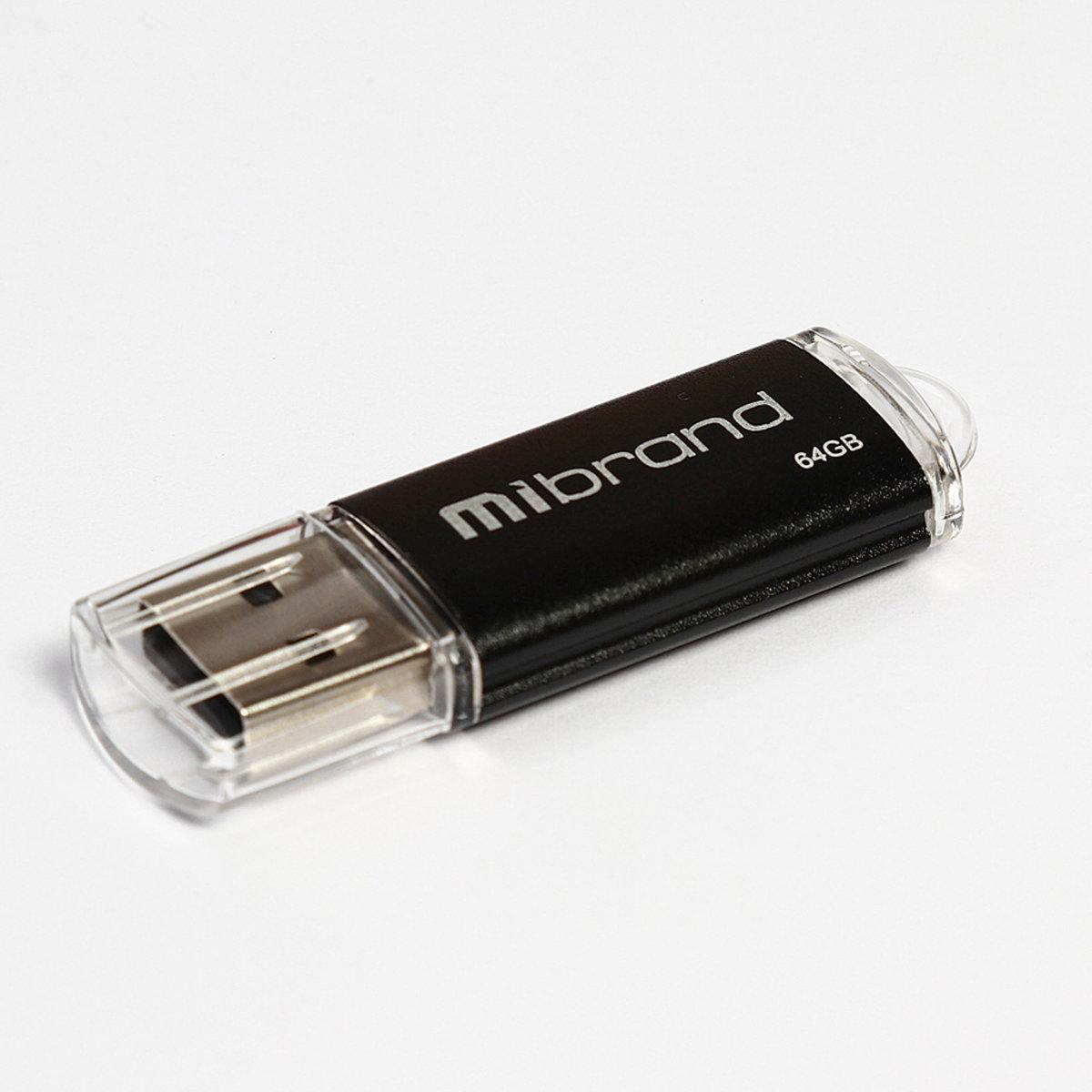 USB флешка Mibrand Cougar 64GB Black (MI2.0/CU64P1B)