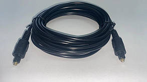 Шнур оптичний, toslink plug - toslink plug TCOM (5метрів, Ø4мм), фото 4
