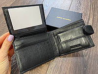 Кожаный мужской кошелек двойного сложения на много карточек Marco Coverna