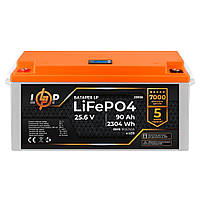 Акумулятор LP LiFePO4 для ДБЖ LCD 24V - 90 Ah (BMS 80A/40A) пластик