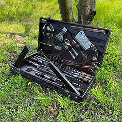 Шампури подарункові у кейсі Gorillas BBQ Тур 2.0 BS17 42 предмета