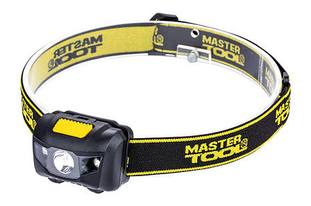 Ліхтар налобний Mastertool — 2LED x 1 Вт x 4 режими, фото 2