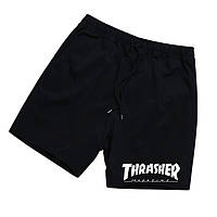 Черные спортивные шорты Thrasher унисекс Трешер