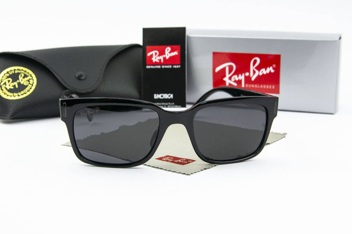 Сонцезахисні окуляри RAY BAN поляризаційні антивідблискові UV400 (арт. RB2101) черные, фото 1