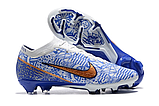 Бутсы Nike Air Zoom Mercurial Vapor 15 FG Elite FG CR7 white/blue, фото 6
