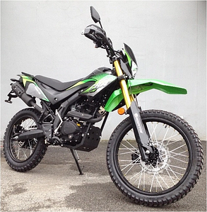 Дорожній мотоцикл Forte FT250GY-CBA Форте 250 Зелено-чорний