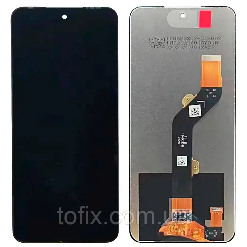 Дисплей INFINIX Hot 12i (X665B) із сенсором, чорний, оригінал