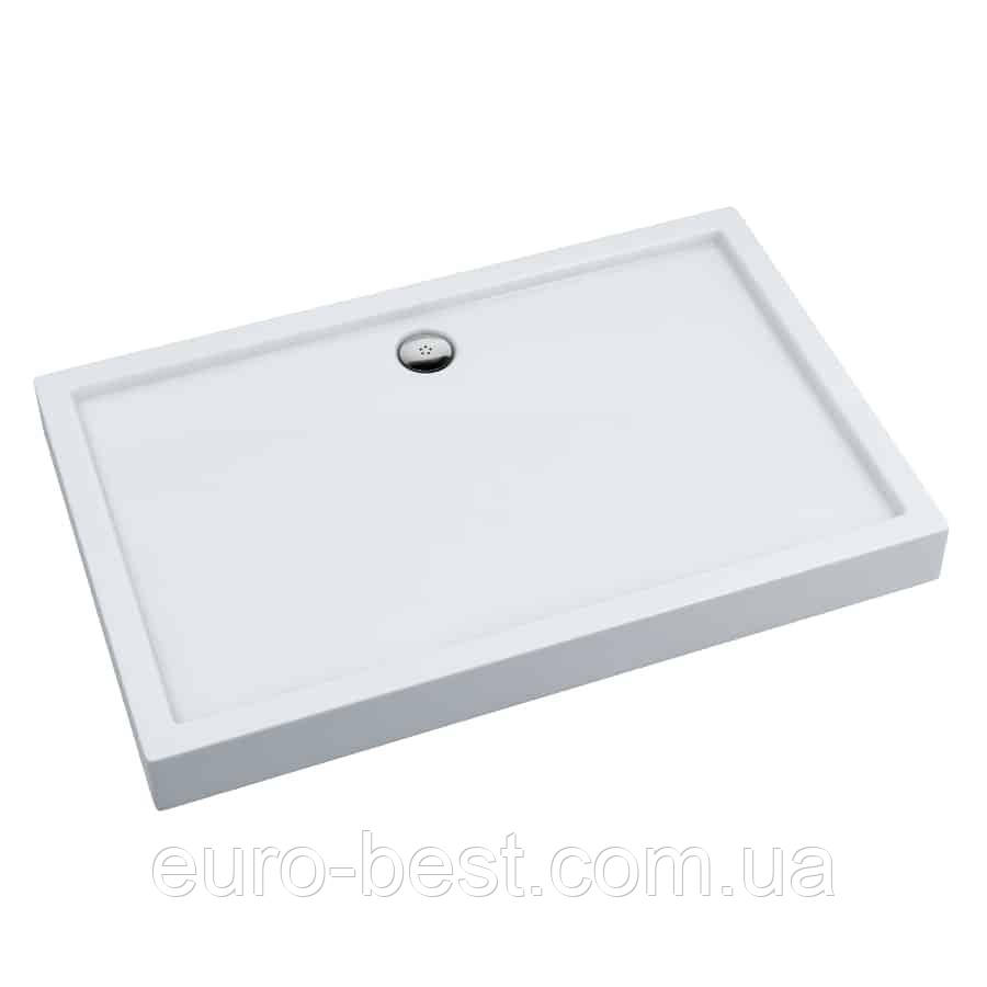 Душовий піддон Schedpol Competia 100x90 прямокутний білий 3.0168