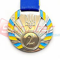 Медаль наградная 2 место J26-02S