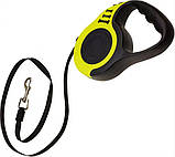 Рулетка повідець із висувною стрічкою для собак до 33 кг 5 м Механічний міцний для великих порід, фото 5