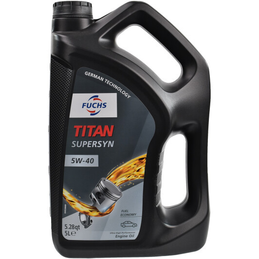 Моторне мастило Fuchs Titan Supersyn 5W-40 5 л., фото 1