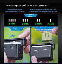 Зарядний пристрій для GoPro 11/10/9 на 3-х акумуляторах + 2 акумуляторів GP-HPK-011, фото 4