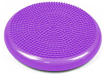 Балансувальна подушка масажна EasyFit фіолетова