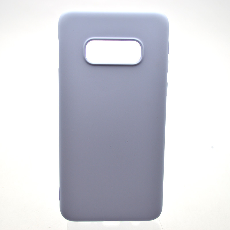 Чохол накладка Silicon Case Full Cover для Samsung S10e Galaxy G970 Light Purple, фото 1