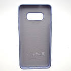 Чохол накладка Silicon Case Full Cover для Samsung S10e Galaxy G970 Light Purple, фото 6