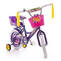 Детский велосипед "Girls" 14" фиолетовый