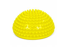 Напівсфера масажний кіндербол EasyFit 16 см м'яка жовта
