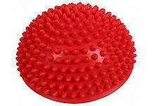 Напівсфера масажний кіндербол EasyFit 16 см м'яка червона