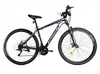 Горный велосипед 26" дюймов размер рамы 17" Azimut 40D GFRD Чёрно-синий
