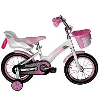 Детский велосипед Crosser Kids Bike 14" Розовый