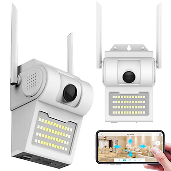 IP камера відеоспостереження 2 Мп, CAMERA D2 / Зовнішнє спостереження з нічним баченням / Вулична WIFI камера