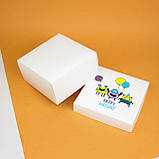Подарункова коробка на День народження 195*195*97 мм Картонна Коробка для дитячих подарунків, фото 9