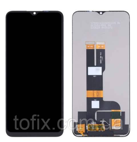 Дисплей Oppo Realme C21 Black (4906056) сервісний оригінал у зборі з рамкою