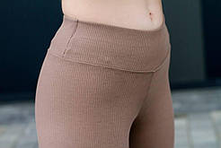 Лосини жіночі в рубчик "Мустанг" без бічного шва із широким поясом M