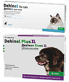 Дехінел таблетки від глистів для котів та собак