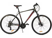 Горный велосипед 28 дюймов 21 рама Crosser 700C Hybrid Чёрный