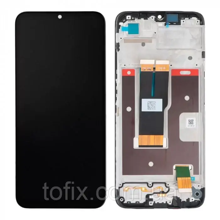 Дисплей Oppo Realme GT 5G/GT Master Edition/GT Neo/Reno 5 модуль (екран та сенсор), чорний OLED