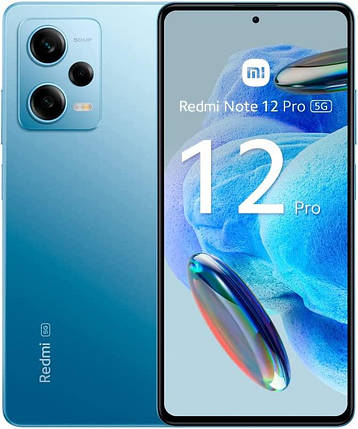 Xiaomi Redmi Note 12 Pro 5G 8/256GB Global Version NFC Sky Blue Гарантія 1 рік (*CPA -3% Знижка)_K, фото 1